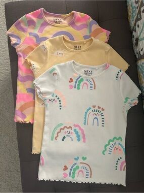 NEXT Girls BUNDLE Print Short Sleeve Tops